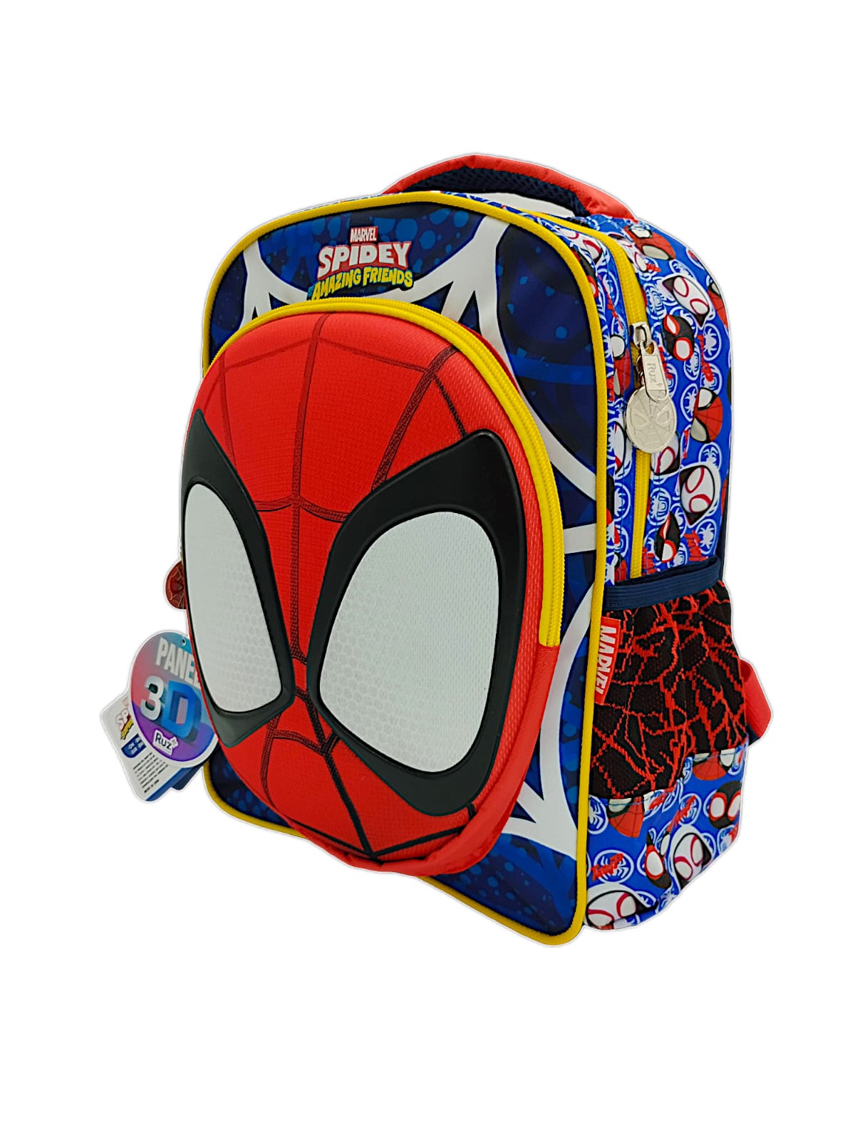 Foto 4 pulgar | Mochila 3d Preescolar Chica Kinder Ruz Marvel Spiderman Hombre Araña Scrat 178032