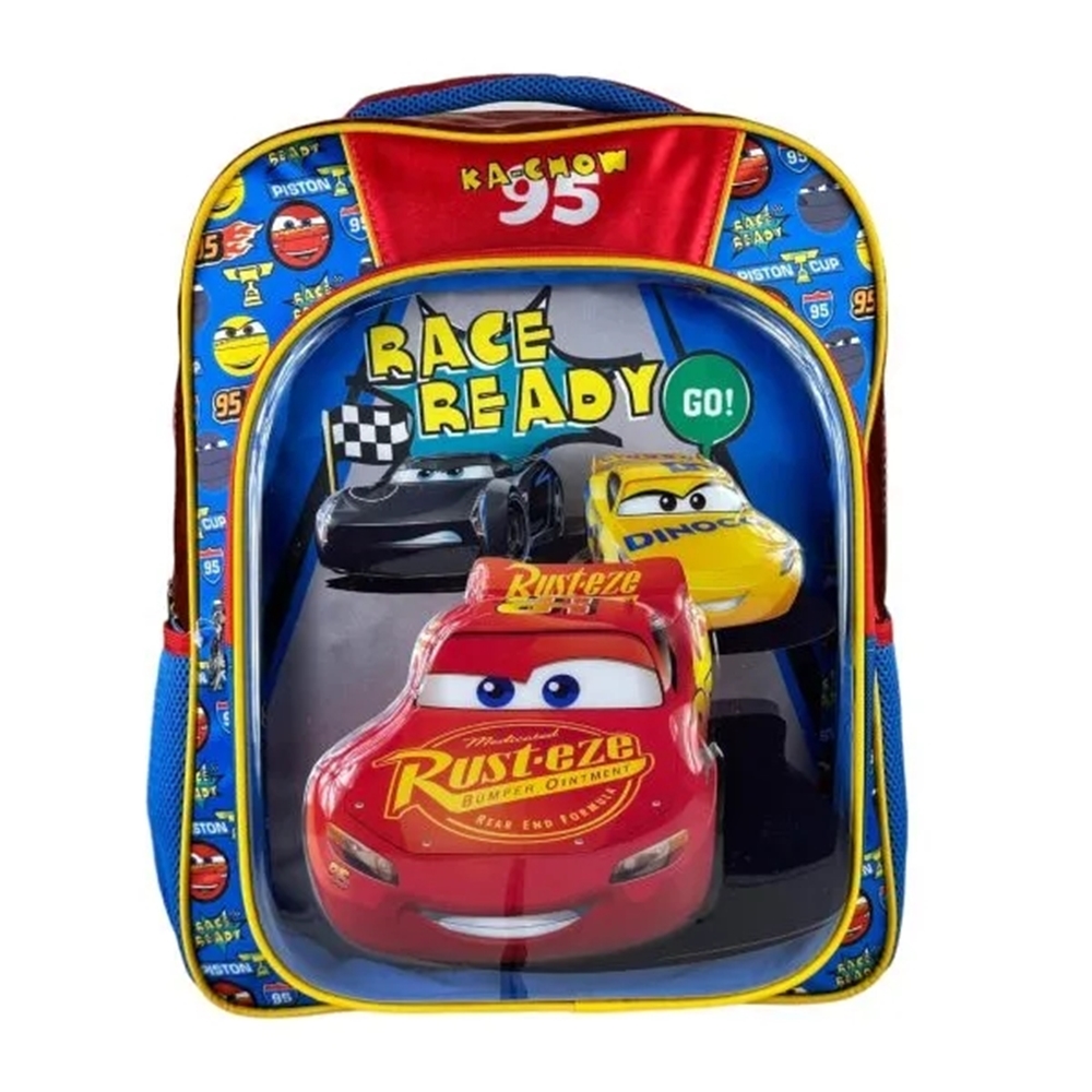 Foto 2 pulgar | Mochila Escolar Grande Primaria Ruz Disney Cars Rayo Mcqueen 170555