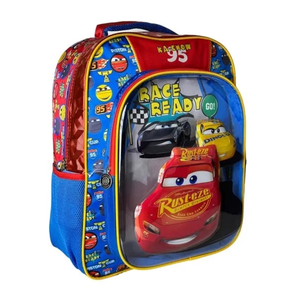 Foto 3 pulgar | Mochila Escolar Grande Primaria Ruz Disney Cars Rayo Mcqueen 170555