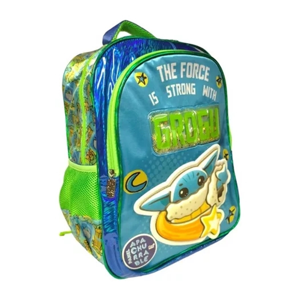 Foto 4 | Mochila Escolar Grande Primaria Ruz Baby Yoda 175975 Grogu Color Verde