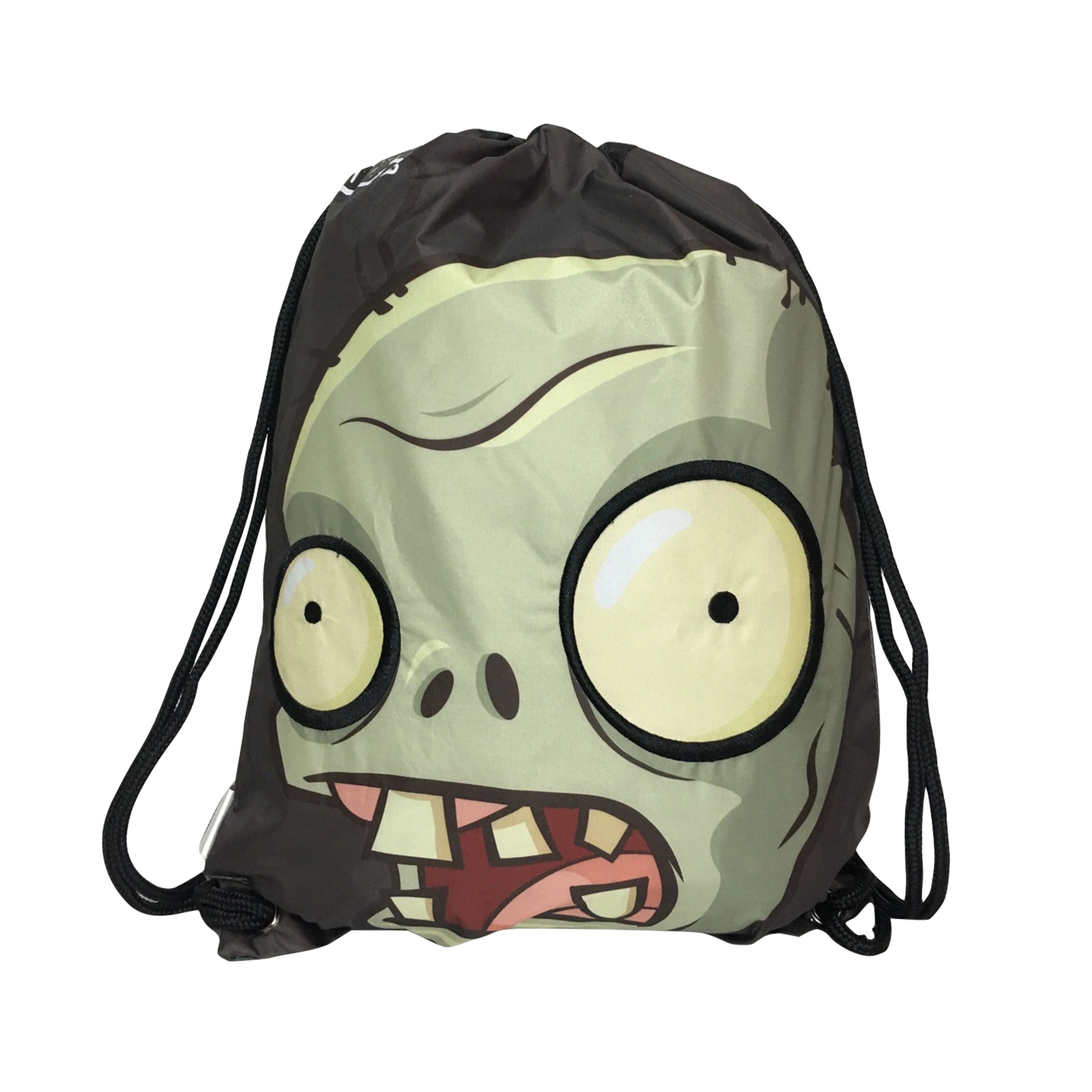 Foto 2 pulgar | Morral Infantil Casual Plantas Vs Zombies Color Negro