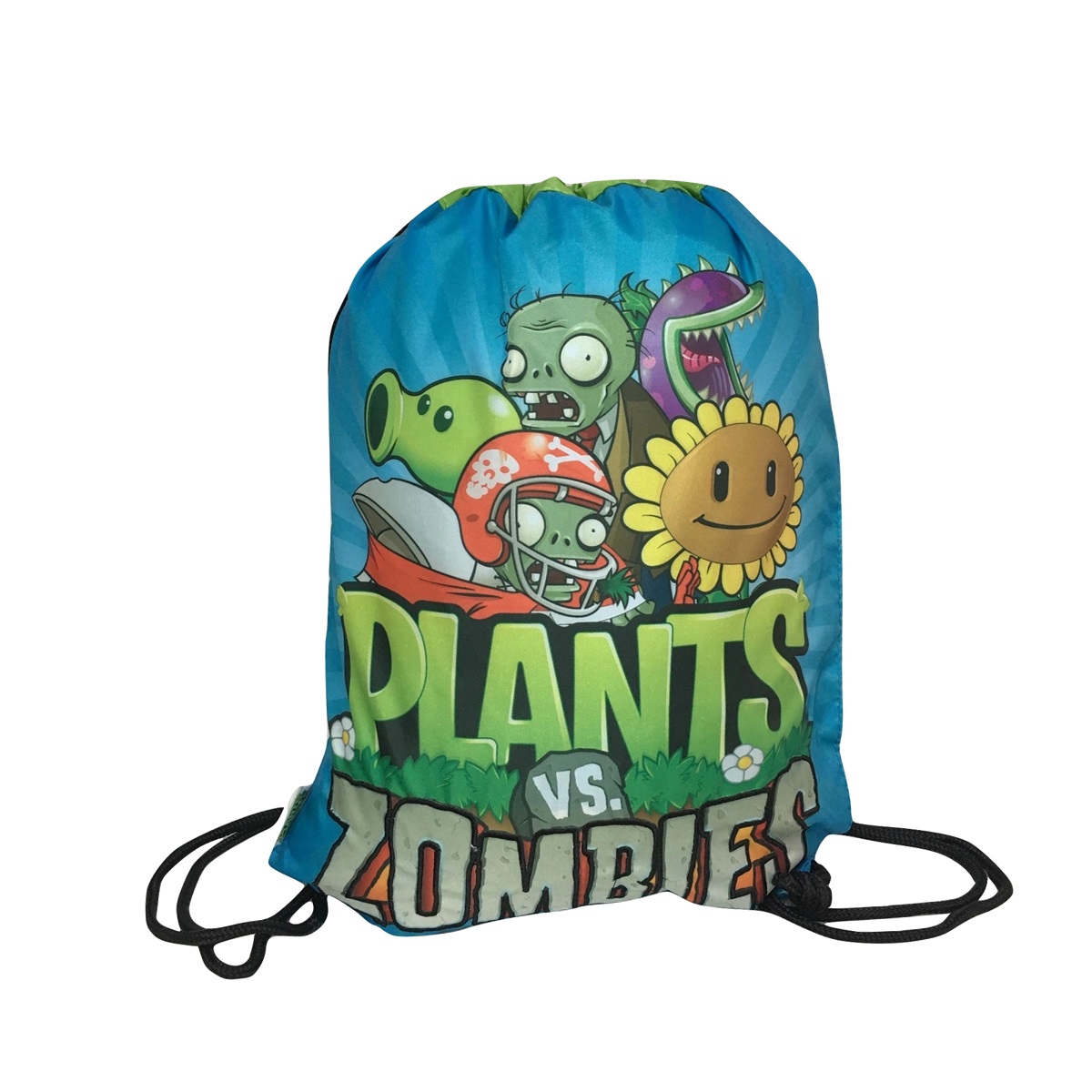 Foto 2 pulgar | Morral Infantil Casual Plantas Vs Zombies Color Celeste