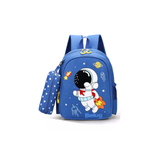 Foto 1 | Mochila Impermeable Para Alumnos De Primaria, Mochila Para Niño, Diseño En Tela De Nailon, Astronauta Belug