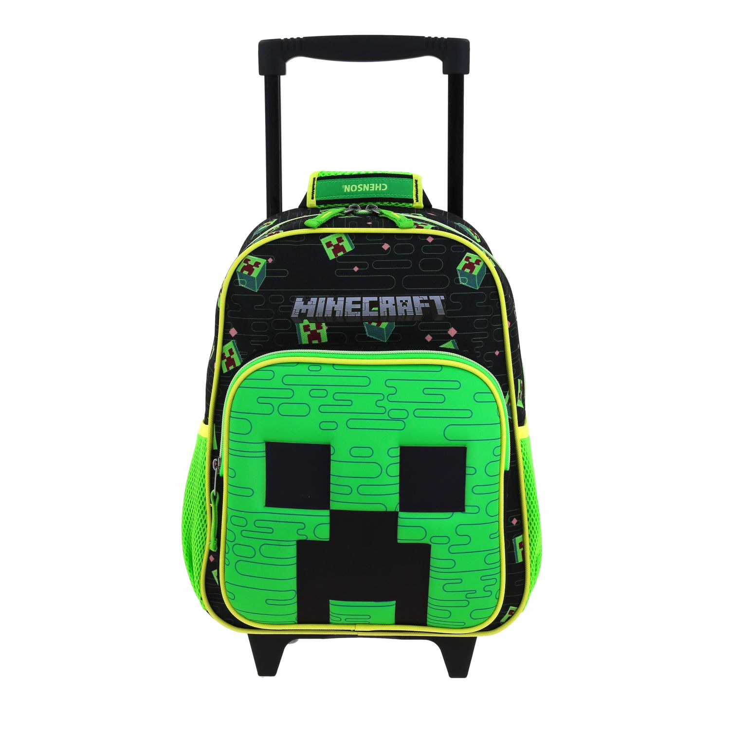 Foto 2 pulgar | Mochila Chica Chenson Ruedas Niño Escolar Kinder Preescolar Minecraft Muff Mc66511-g