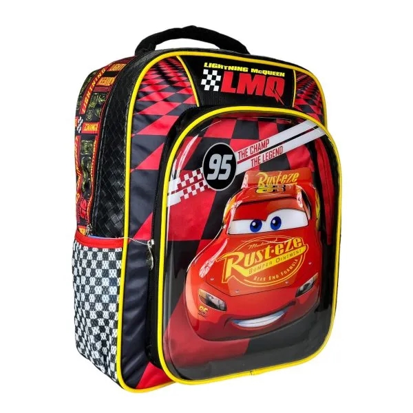 Foto 3 pulgar | Mochila Escolar Grande Primaria Ruz Disney Cars Rayo Mcqueen 174605