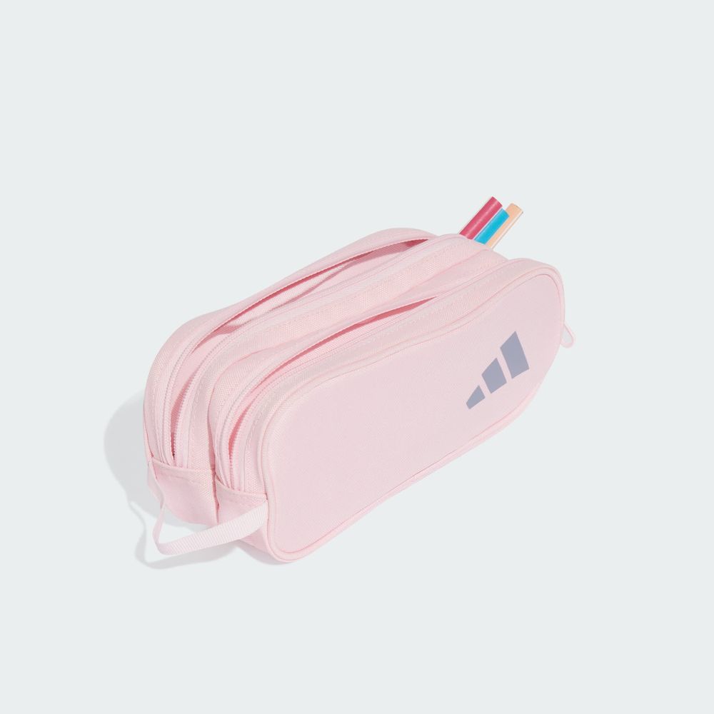 Foto 6 pulgar | Estuche Para Lápices Two Zipper Adidas Rosa Niños