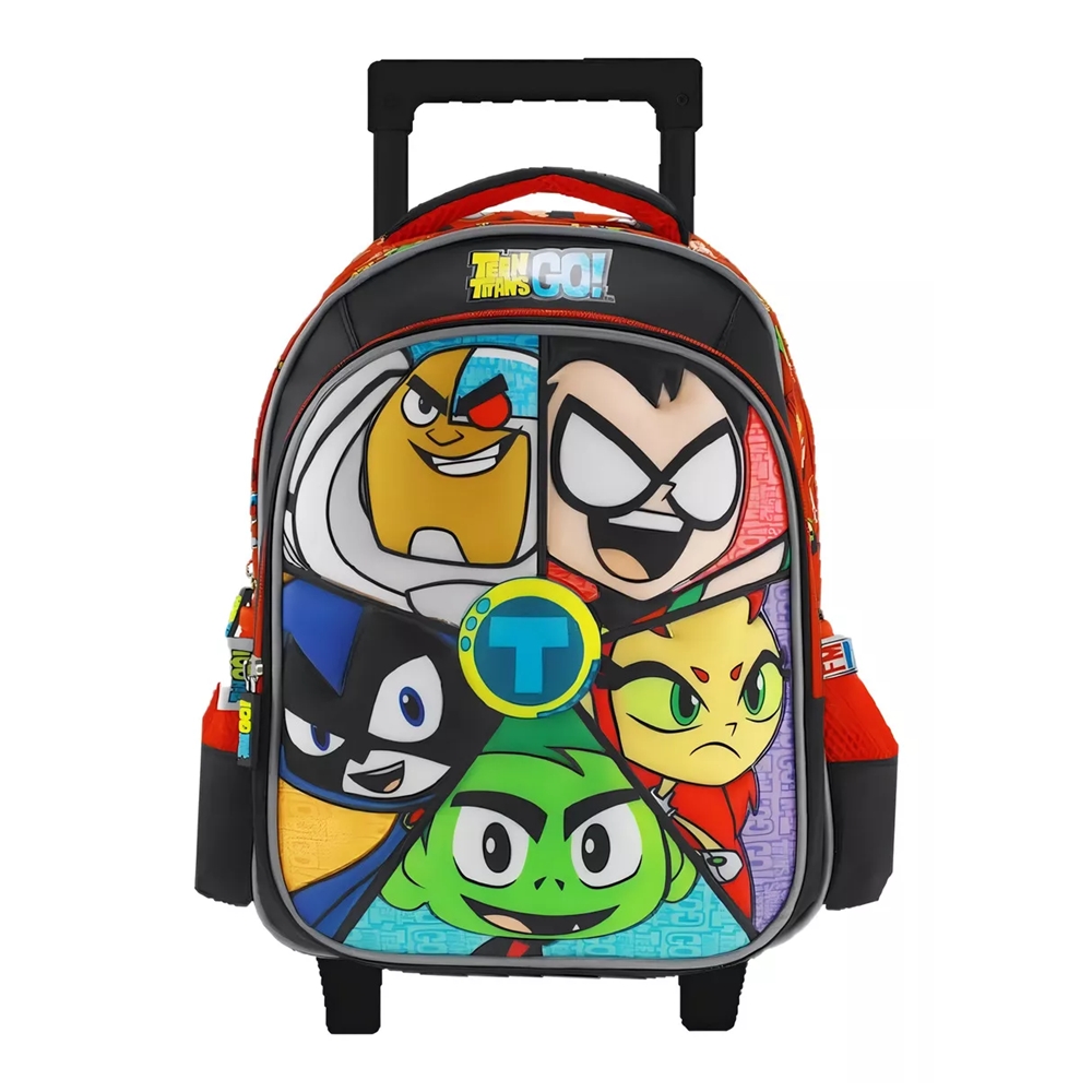 Fm Mochila Chica Kinder Preescolar Jovenes Titanes Go