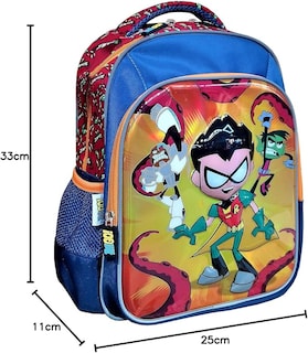 Foto 3 | Fm Mochila Chica Preescolar Jovenes Titanes En Accion