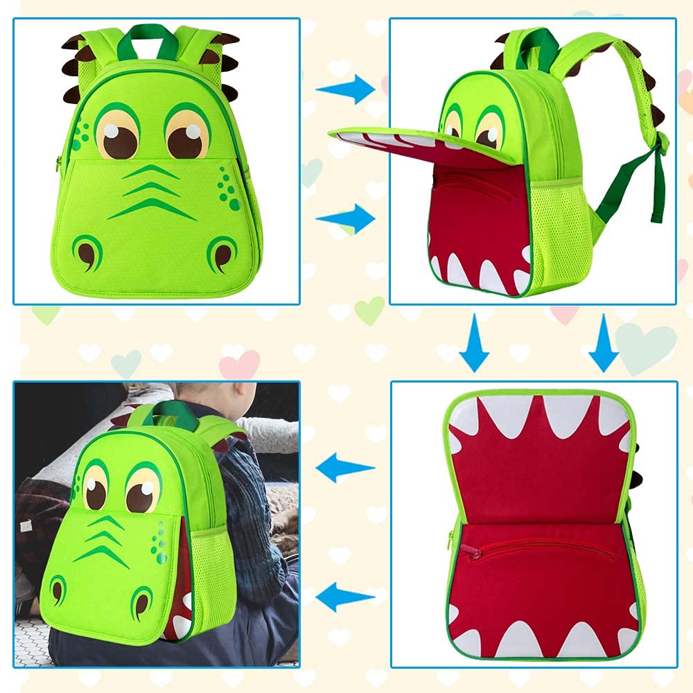 Foto 7 pulgar | Mochila Agsdon Dinosaur Para Niños De 12 Niños Pequeños En Edad Preescolar - Venta Internacional.