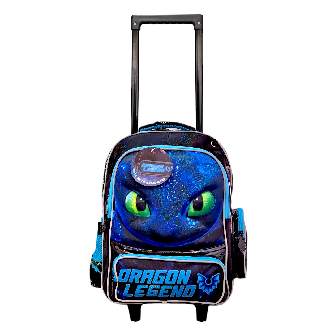 Fm Mochila Ruedas Escolar Grande Como Entrenar A Tu Dragon