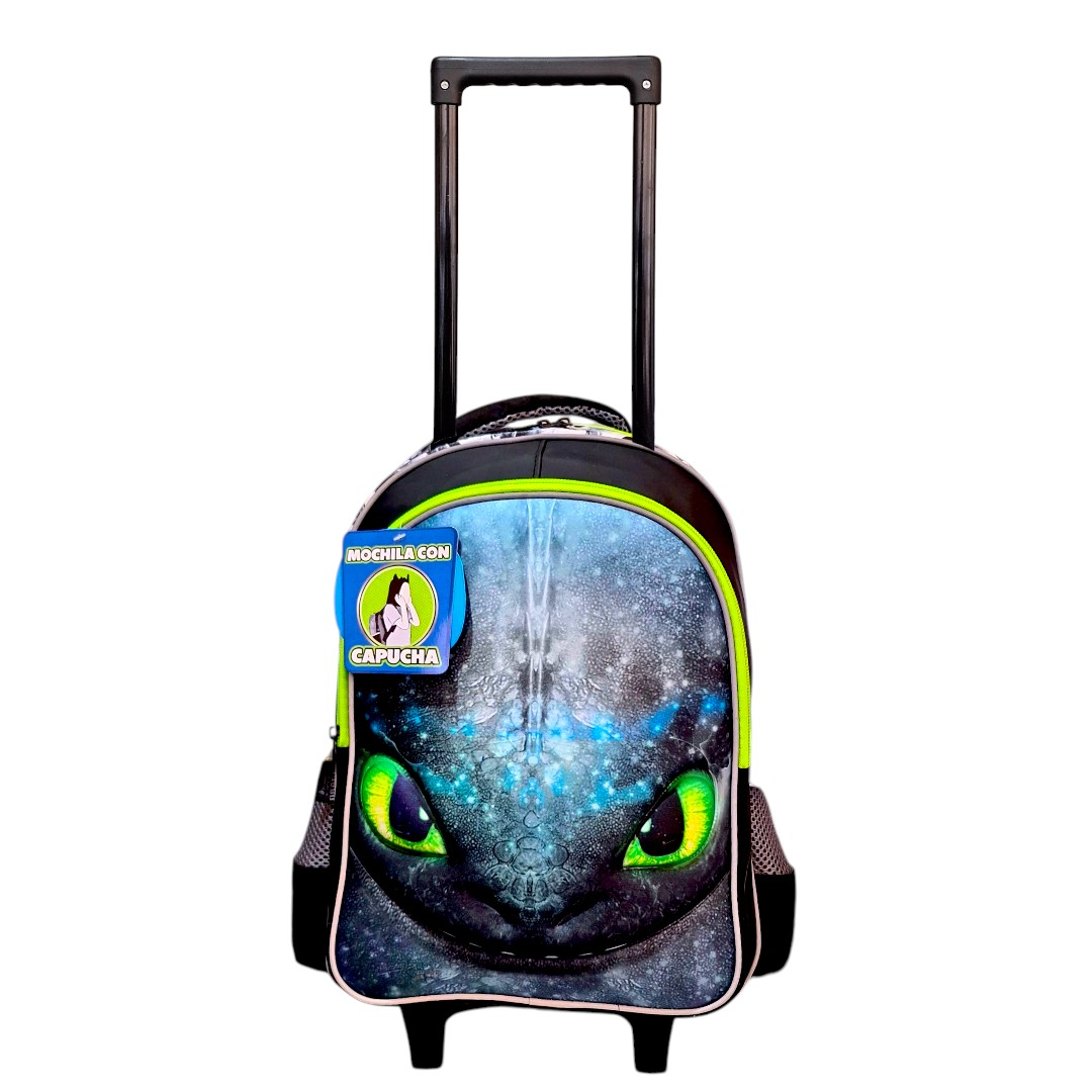 Fm Mochila Ruedas Escolar Grande Como Entrenar A Tu Dragon