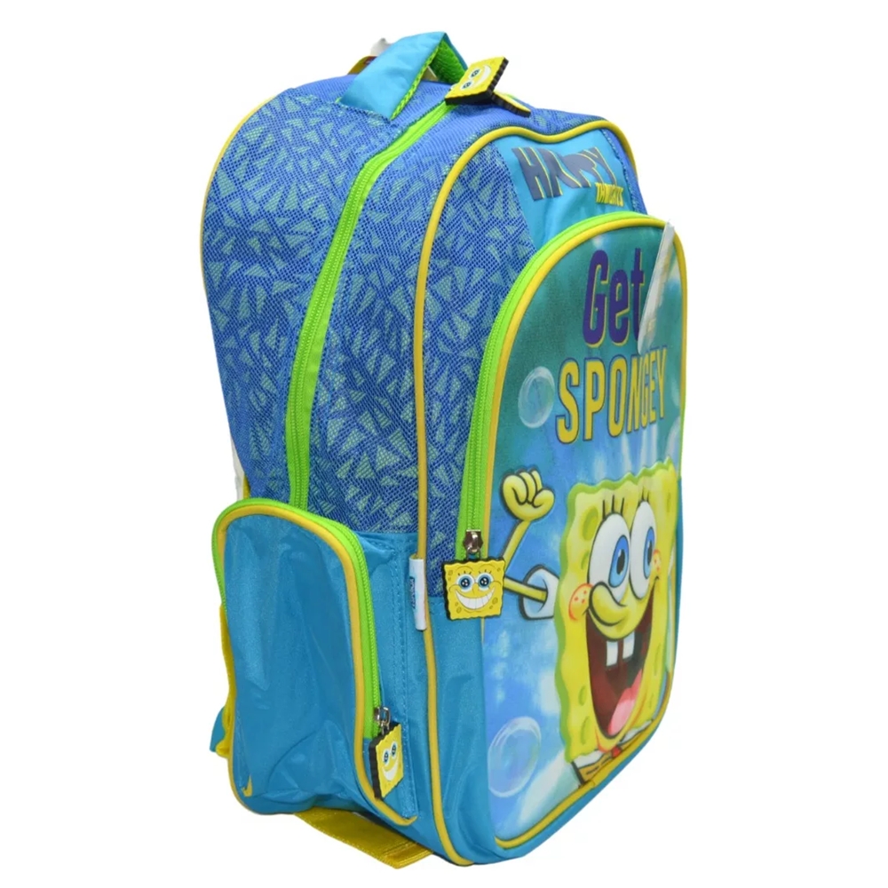 Foto 4 pulgar | Fm Mochila Primaria Grande Bob Esponja Sb102a38bp