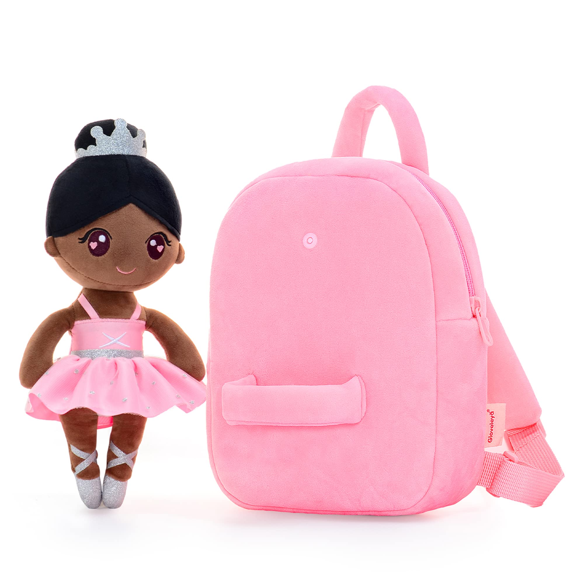 Foto 4 pulgar | Mochila Gloveleya para Niños Pequeños Con Suave Muñeca Bailarina De 2 Años - Venta Internacional