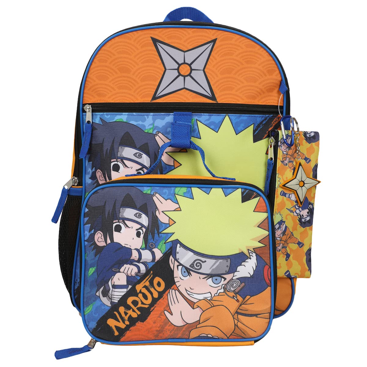 Foto 4 pulgar | Set De Mochilas Bioworld Naruto Classic Sasuke Vs Naruto 16 - Venta Internacional.