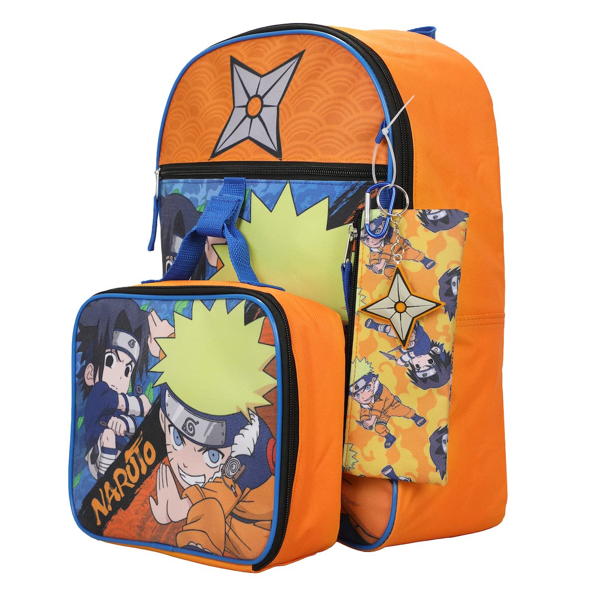 Foto 5 pulgar | Set De Mochilas Bioworld Naruto Classic Sasuke Vs Naruto 16 - Venta Internacional.