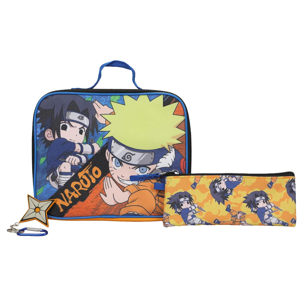 Foto 6 pulgar | Set De Mochilas Bioworld Naruto Classic Sasuke Vs Naruto 16 - Venta Internacional.