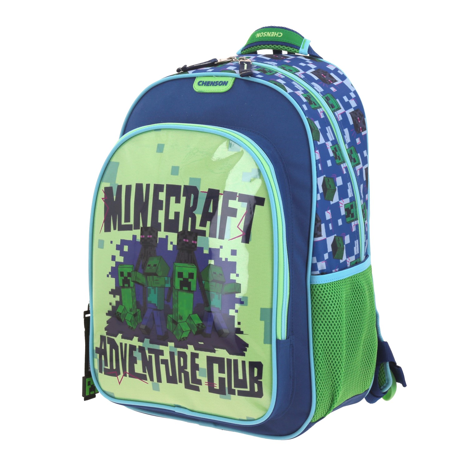 Foto 3 pulgar | Mochila Escolar Grande Chenson Minecraft Plore Mc66294-9