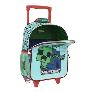 Foto 5 | Mochila Chica Chenson Ruedas Niño Escolar Kinder Minecraft Bliper Mc66011-9