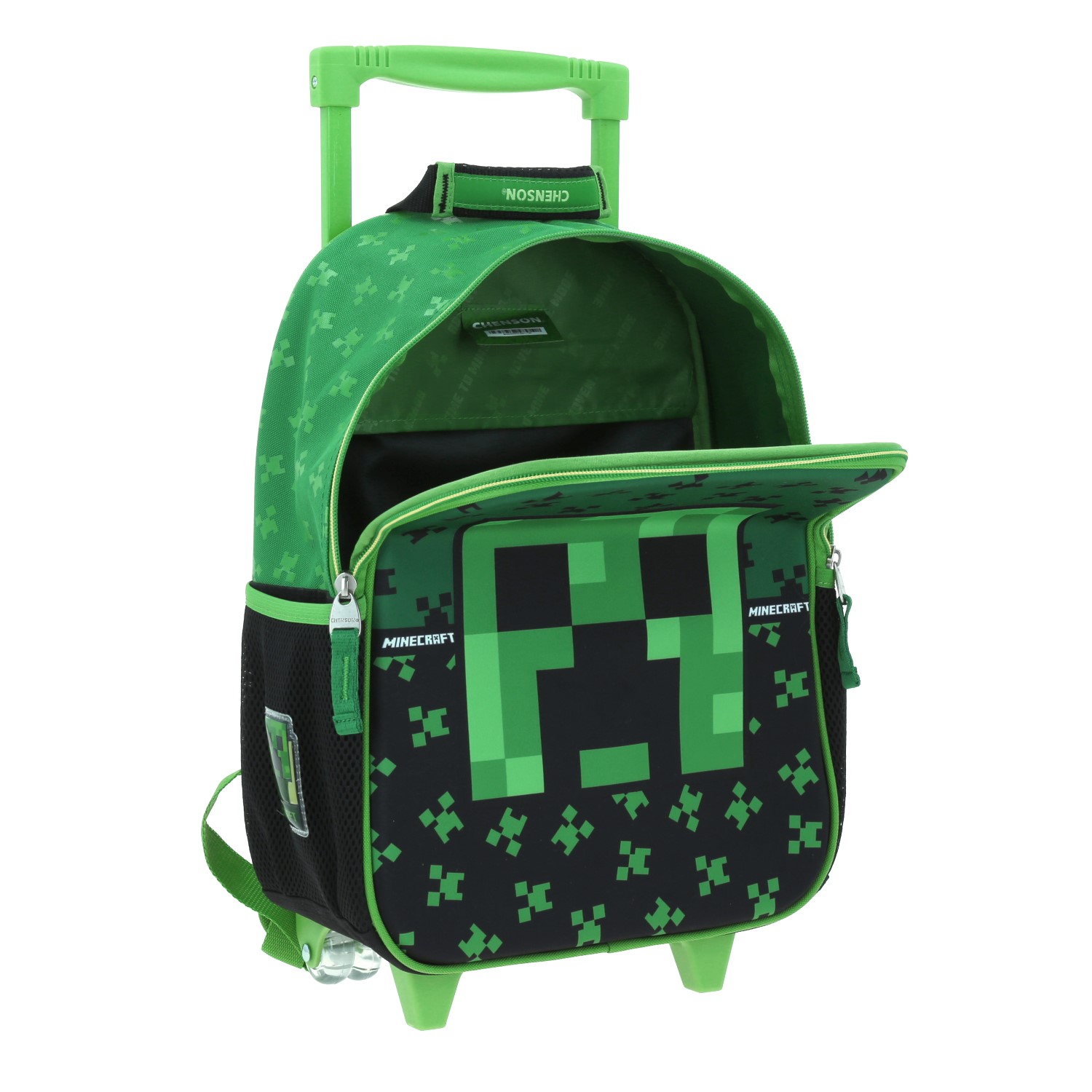 Foto 6 pulgar | Mochila Chica Chenson Ruedas Niño Escolar Kinder Preescolar Minecraft Dupper Mc66085-g