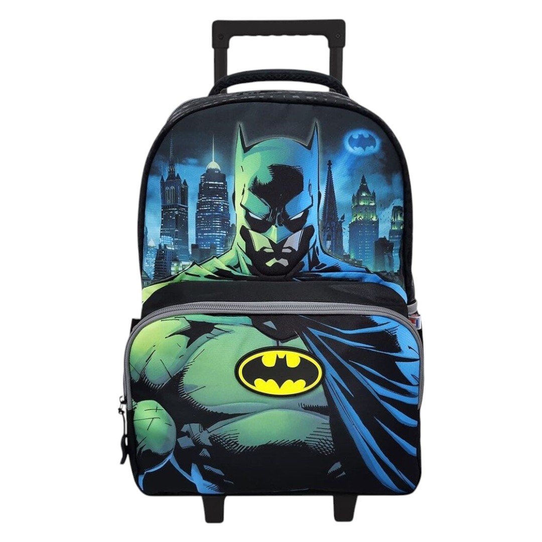 Foto 2 pulgar | Fm Mochila Ruedas Escolar Grande Batman Bt401x21wh