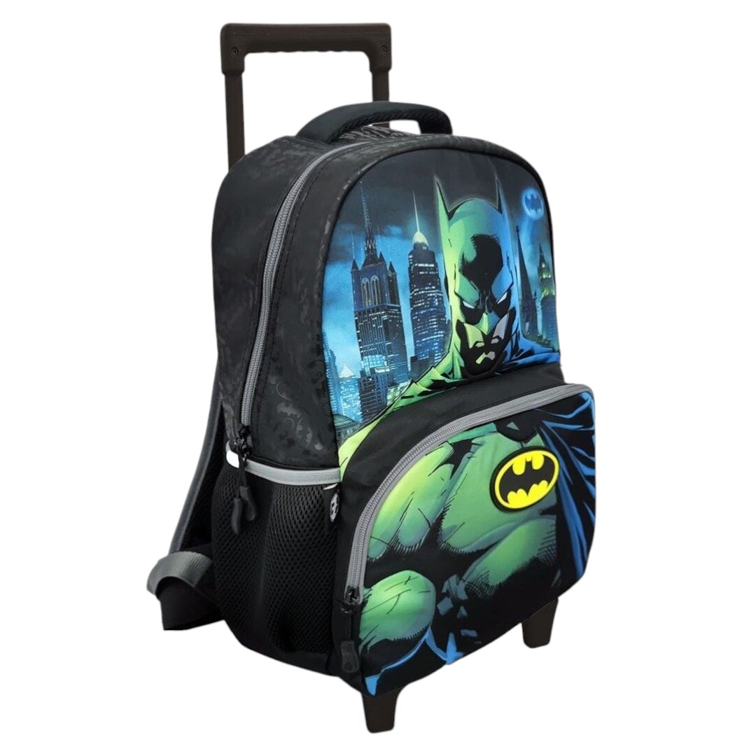 Foto 3 pulgar | Fm Mochila Ruedas Escolar Grande Batman Bt401x21wh