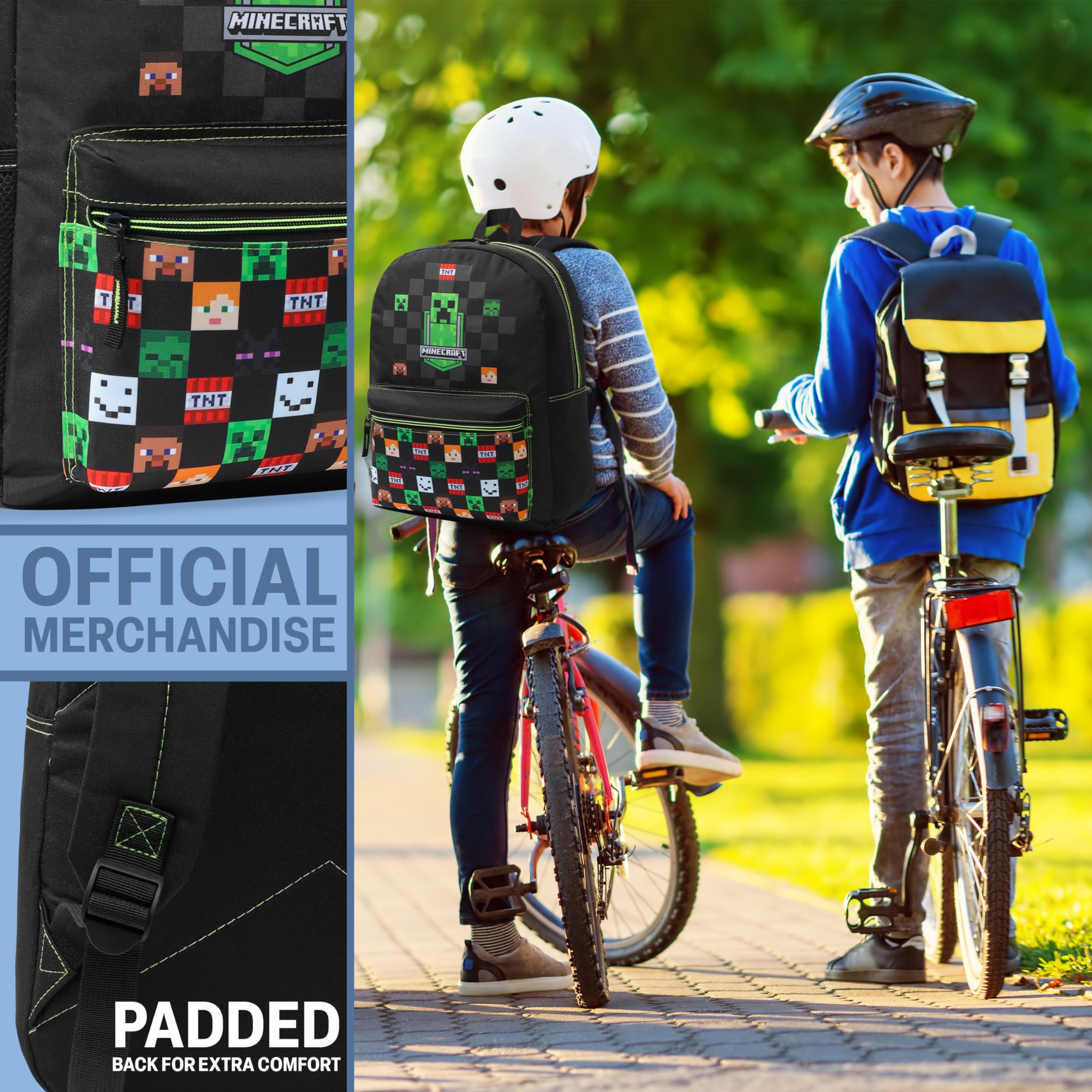 Foto 7 pulgar | Mochila Escolar Minecraft para Niños - Venta Internacional