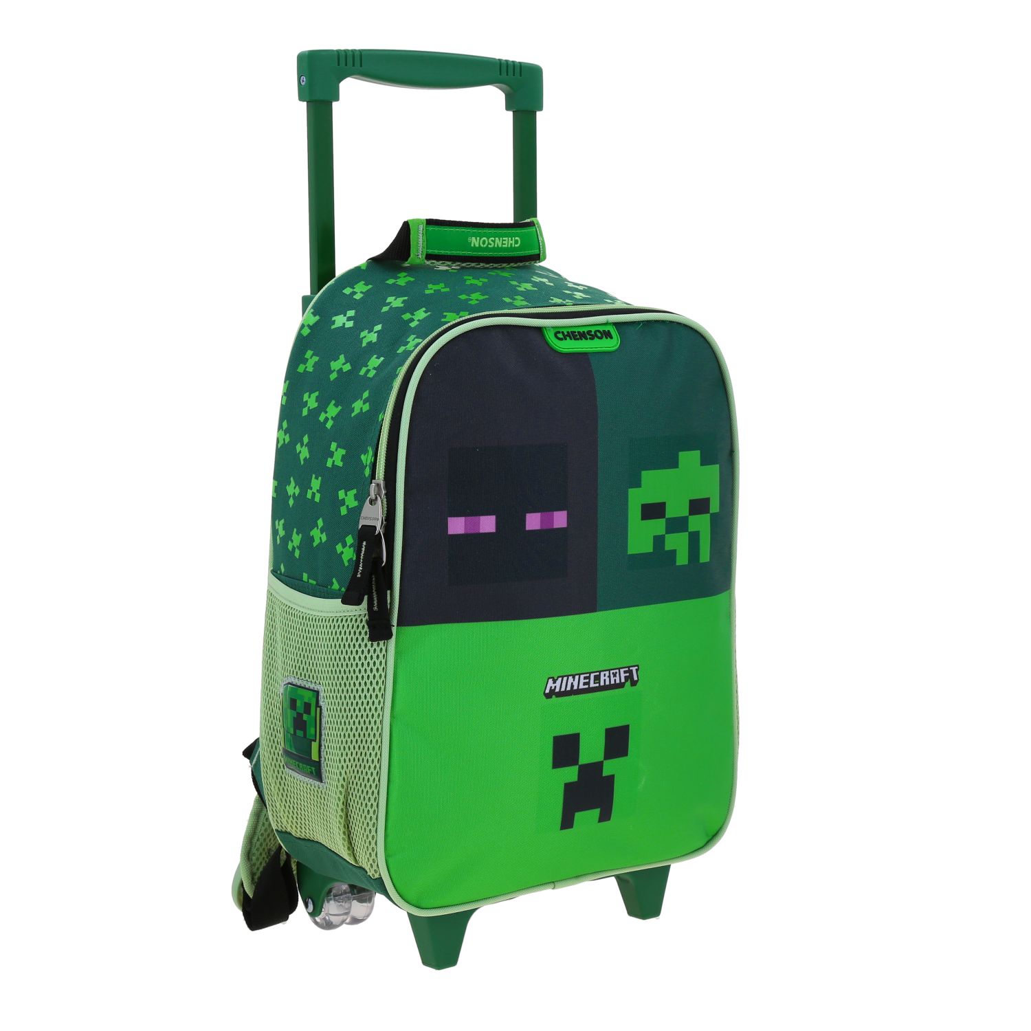 Foto 2 | Mochila Mediana Chenson Ruedas Preescolar Kinder Minecraft Const Mc66049-g