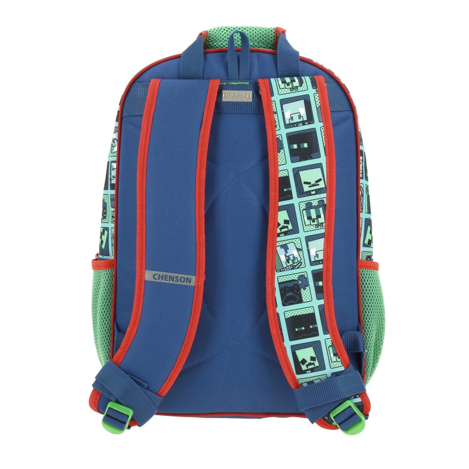 Foto 4 pulgar | Mochila Escolar Grande Primaria Chenson Minecraft Bliper Mc66007-9