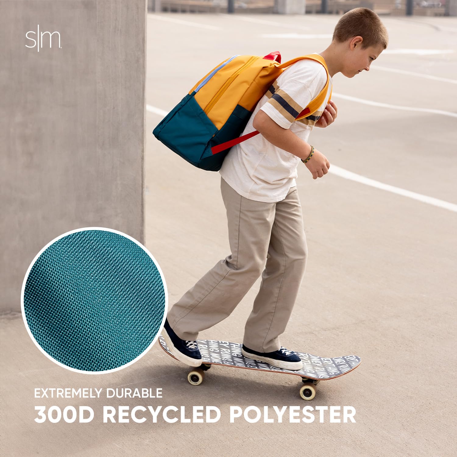 Foto 8 pulgar | Mochila Simple Modern Ellis Para Niños En Edad Escolar, Color Crema, Terrazo - Venta Internacional.