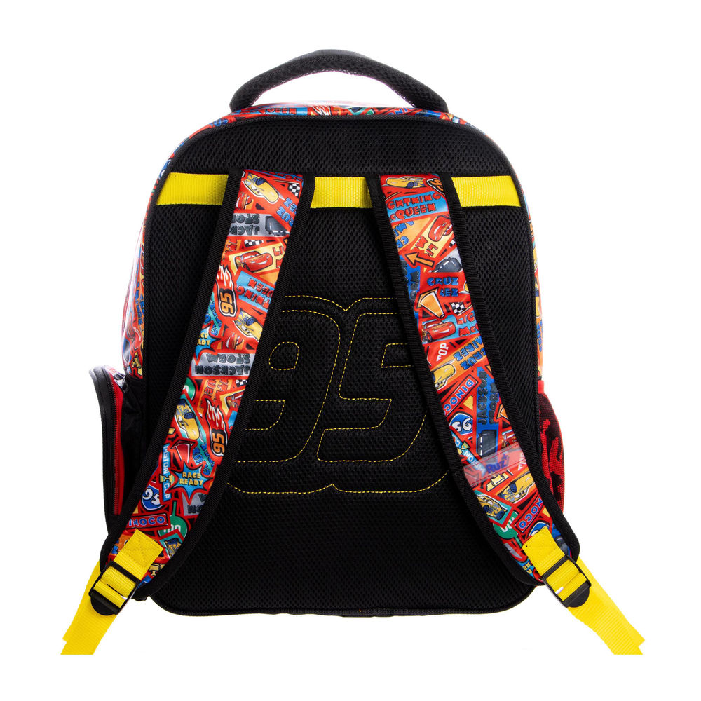 Foto 3 pulgar | Mochila Primaria Con Charms Disney Cars (20l Gris)