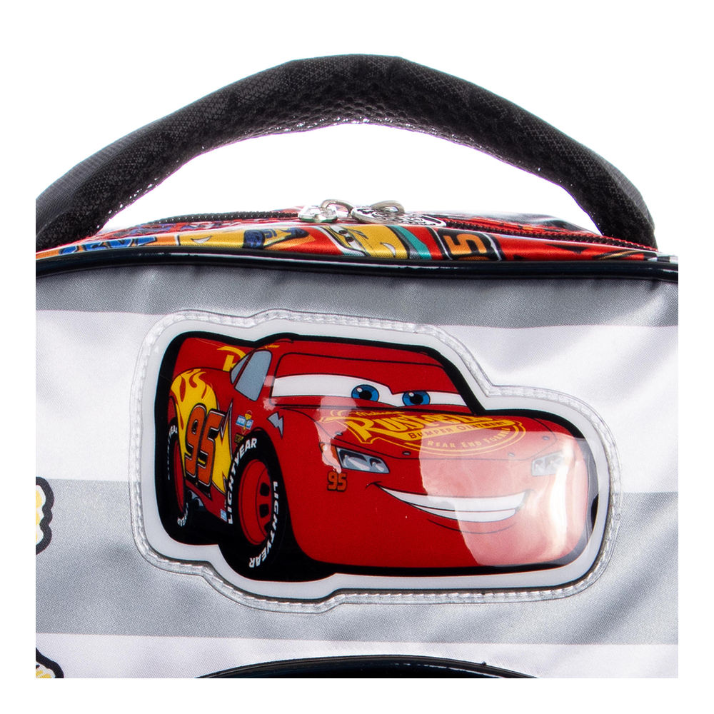 Foto 5 pulgar | Mochila Primaria Con Charms Disney Cars (20l Gris)