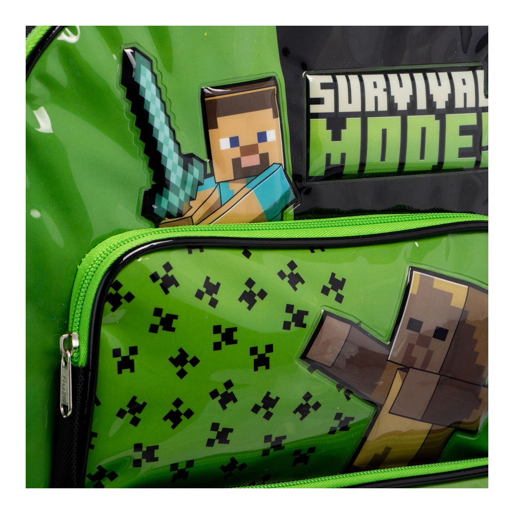 Foto 6 | Mochila Primaria Infantil Minecraft (20l Verde)