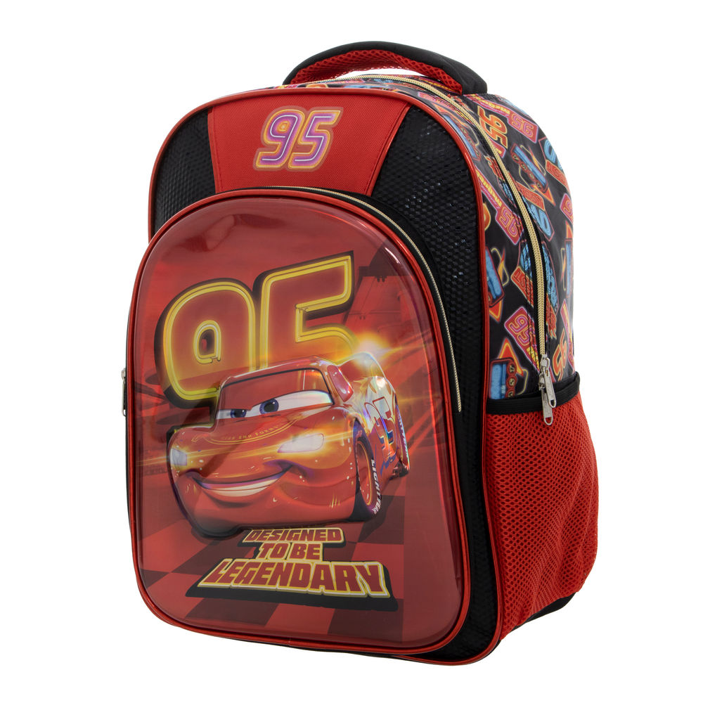 Foto 4 pulgar | Mochila Primaria Infantil Disney Cars (20l Rojo)