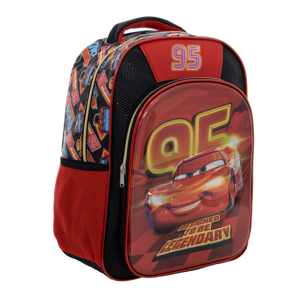 Foto 5 pulgar | Mochila Primaria Infantil Disney Cars (20l Rojo)