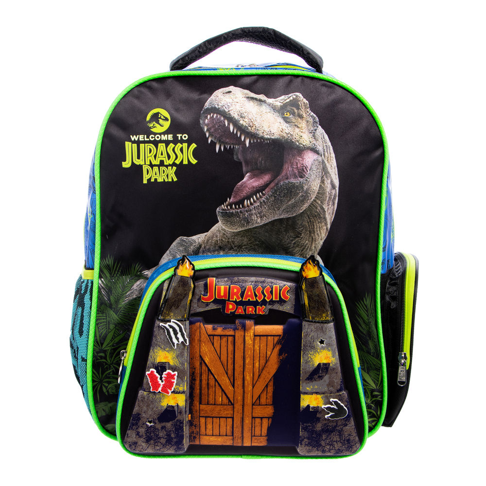 Foto 1 | Mochila Primaria Infantil Jurassic Park (charms) 20l (negro)