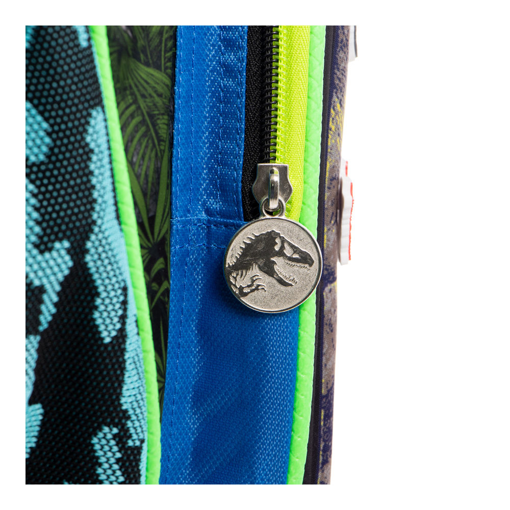 Foto 7 | Mochila Primaria Infantil Jurassic Park (charms) 20l (negro)