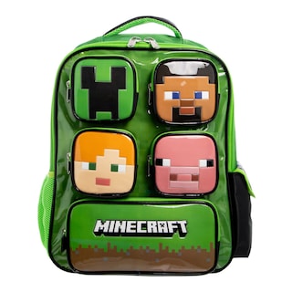 Foto 1 | Mochila Primaria Infantil Minecraft (20l Verde)