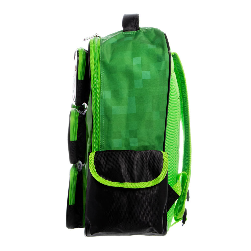 Foto 4 pulgar | Mochila Primaria Infantil Minecraft (20l Verde)
