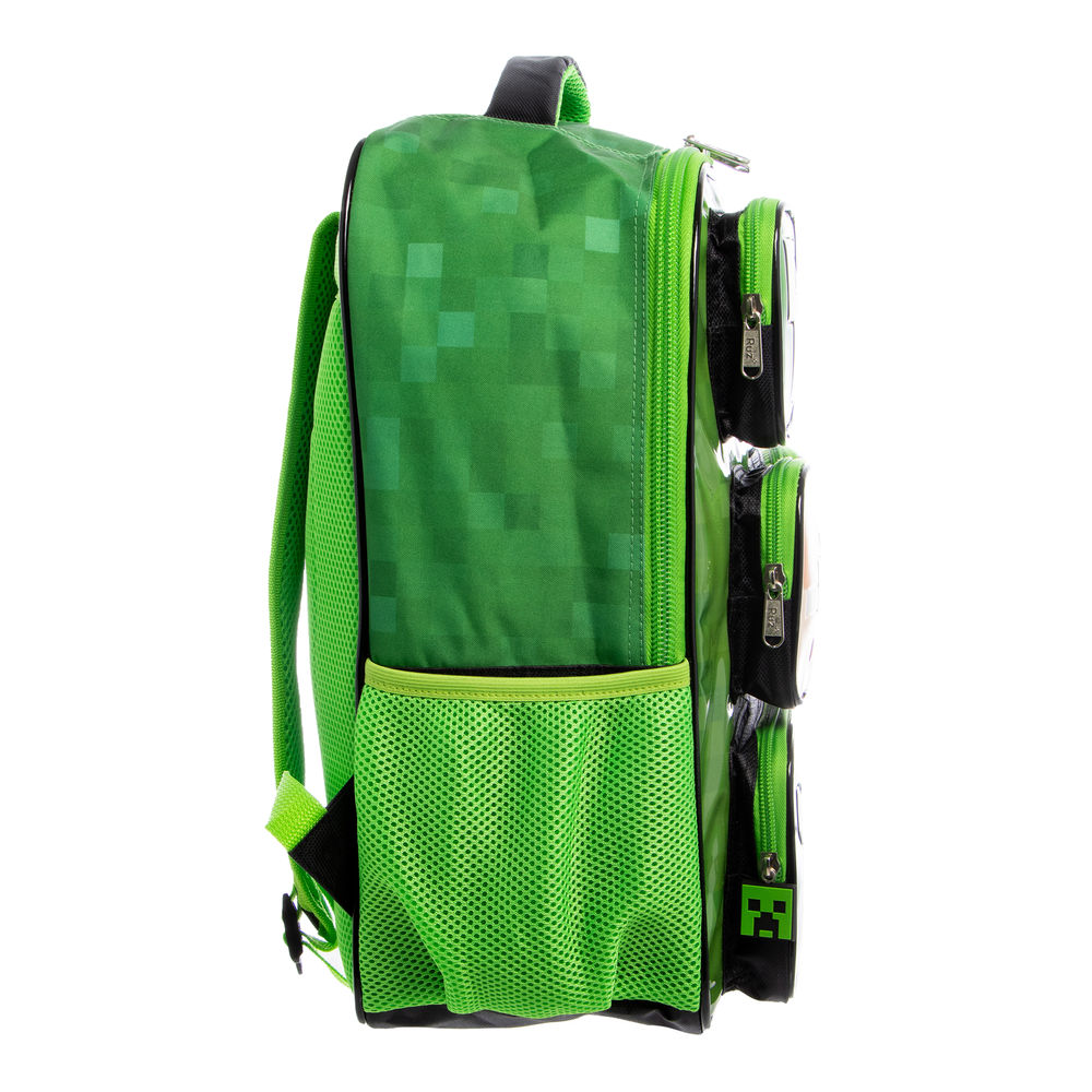 Foto 5 pulgar | Mochila Primaria Infantil Minecraft (20l Verde)
