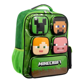 Foto 8 | Mochila Primaria Infantil Minecraft (20l Verde)