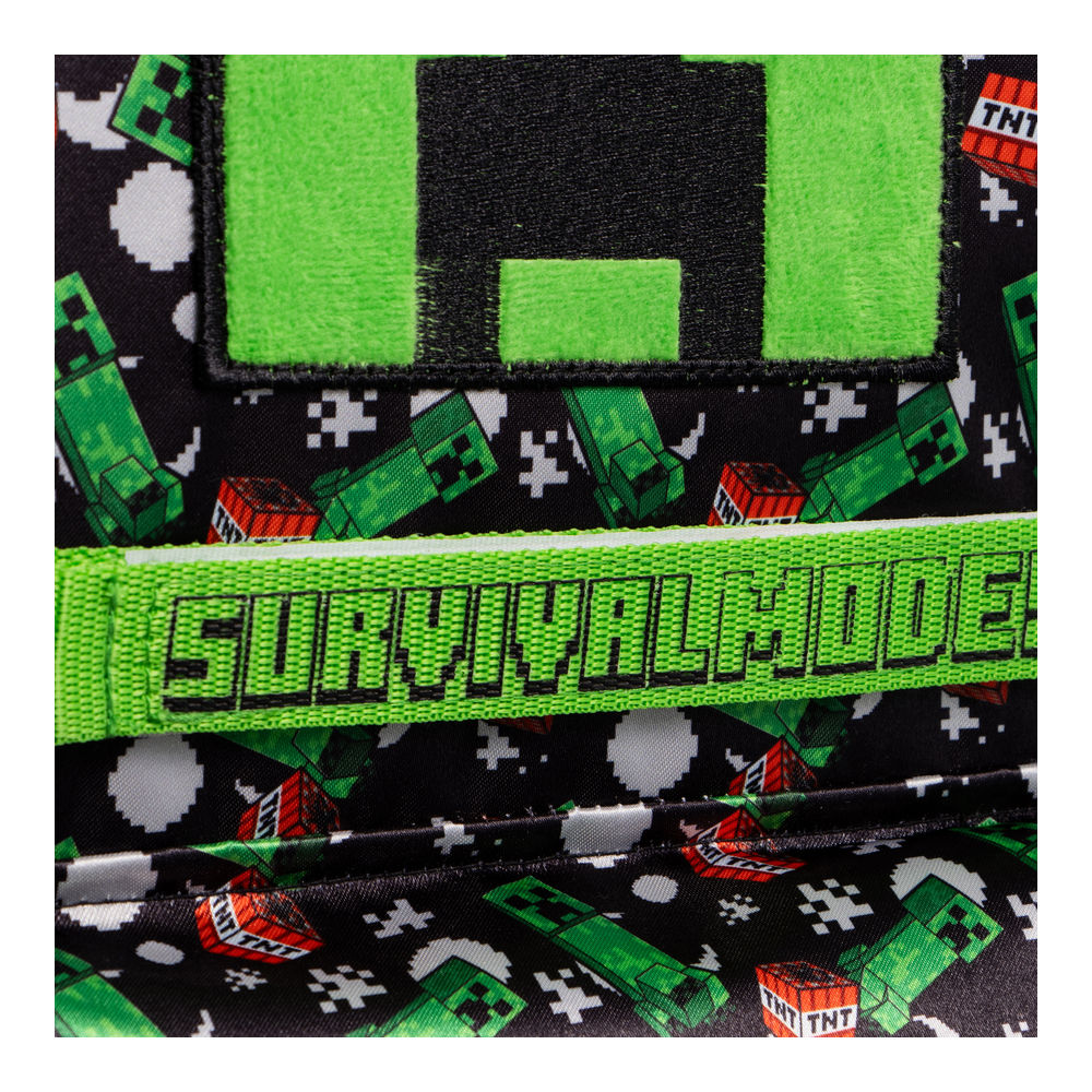 Foto 6 pulgar | Mochila Primaria Infantil Minecraft (creeper 20l Verde)