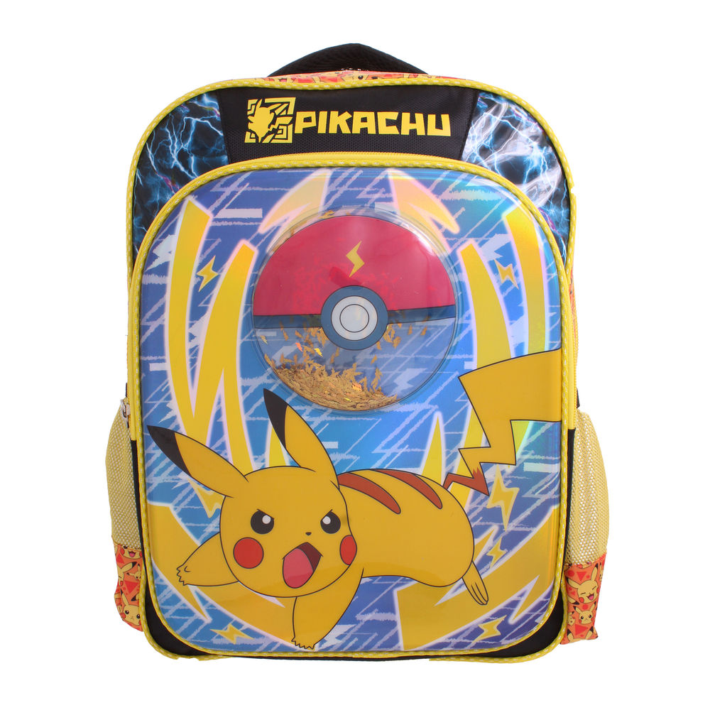 Mochila Primaria Infantil Pokémon (pikachu) 20l Amarillo