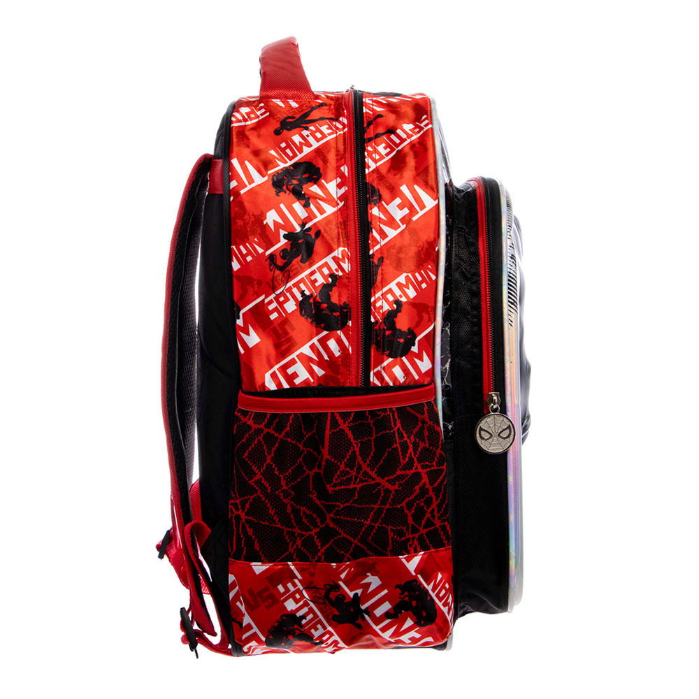 Foto 4 pulgar | Mochila Primaria Infantil Marvel Spider-man Vs Venom (3d Metálico) 20l (negro)