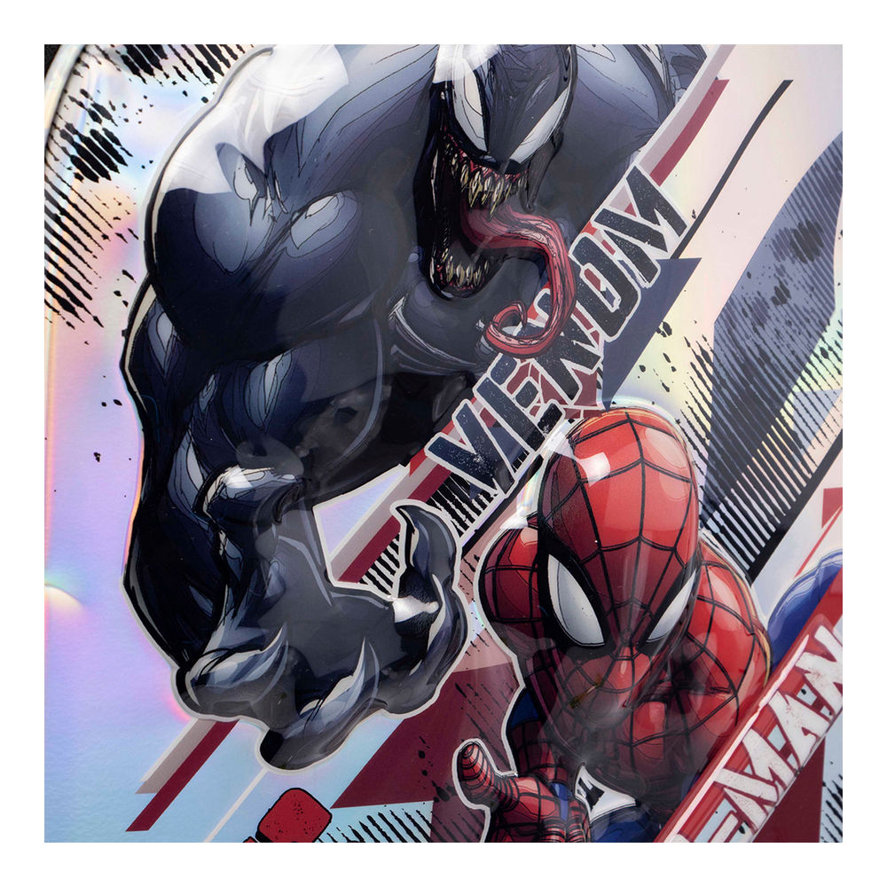 Foto 6 pulgar | Mochila Primaria Infantil Marvel Spider-man Vs Venom (3d Metálico) 20l (negro)