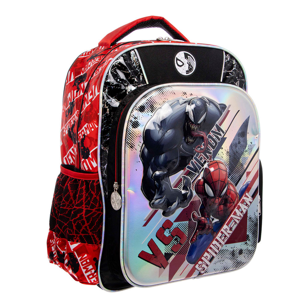Foto 7 pulgar | Mochila Primaria Infantil Marvel Spider-man Vs Venom (3d Metálico) 20l (negro)