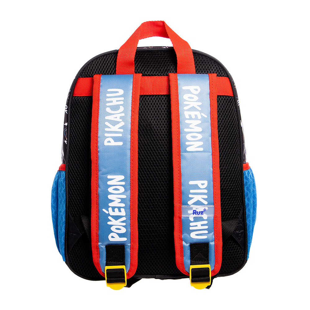 Foto 3 pulgar | Mochila Kinder Infantil Pokémon (pikachu) 14l (negro)