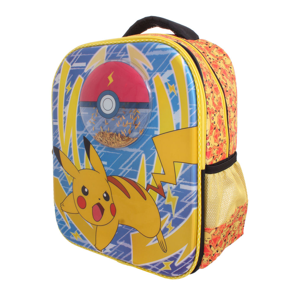 Foto 4 pulgar | Mochila Kinder Infantil Pokémon (pikachu) 14l Amarillo