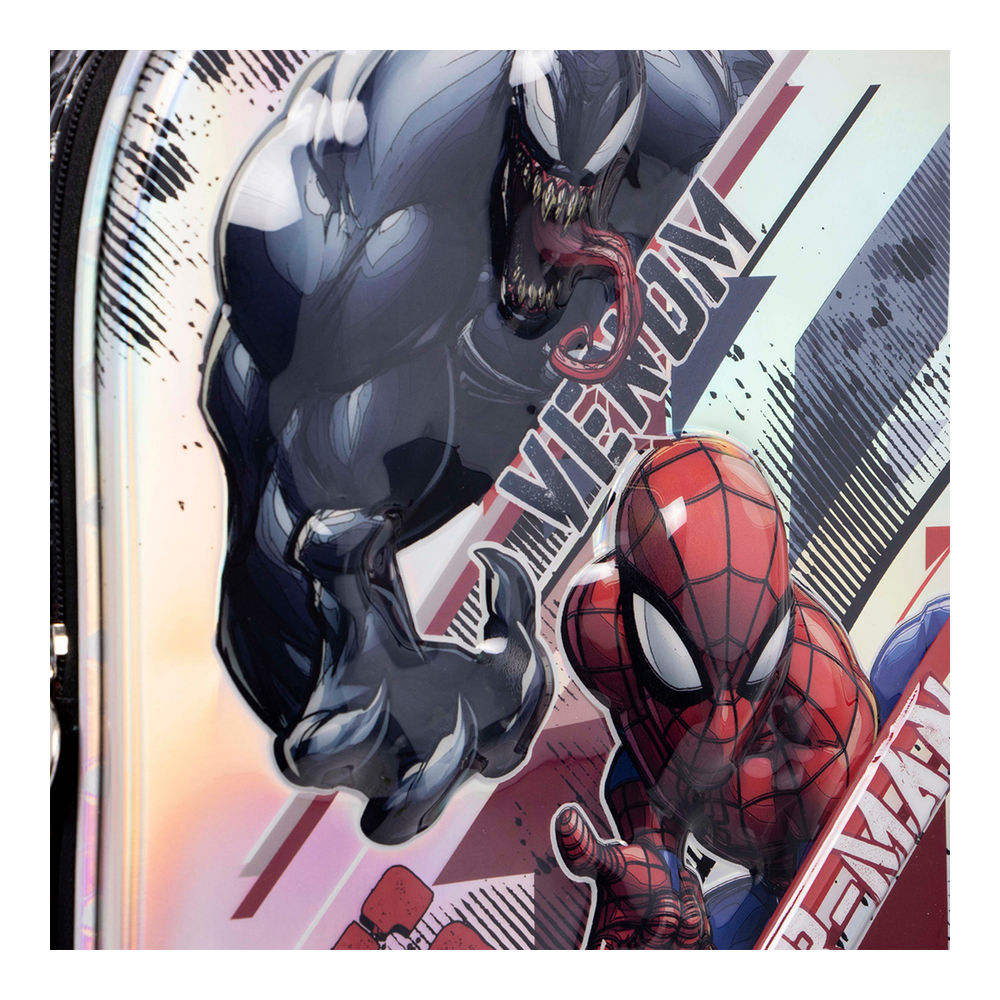 Foto 6 pulgar | Mochila Kinder Infantil Marvel Spider-man Vs Venom (3d Metálico) 14l (negro)