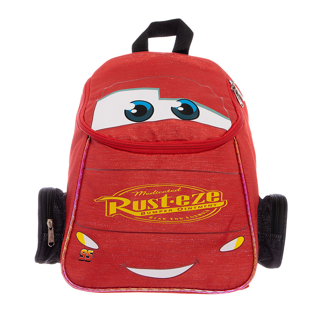 Foto 2 pulgar | Mochila Kinder Infantil Disney Cars (kawaii 14l Rojo)