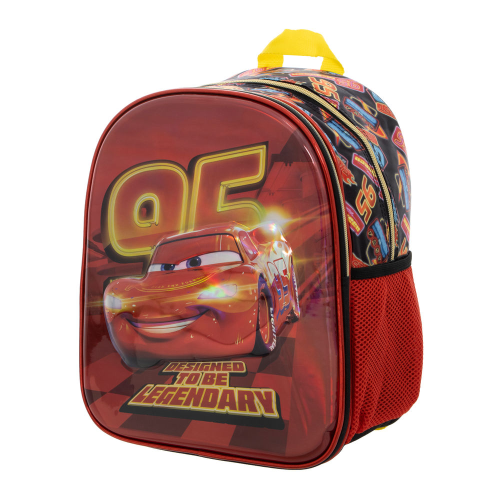 Foto 4 pulgar | Mochila Kinder Infantil Disney Cars (14l Rojo)